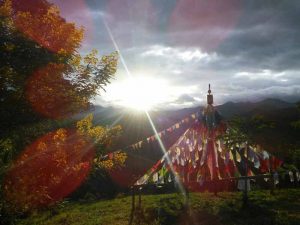 Prayer Flags at SG Dorje Chokhor Ling