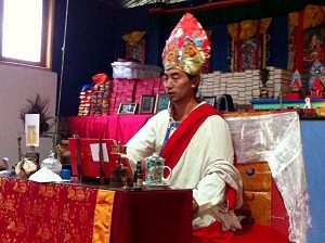 LamaChimed blessings at end of drupschod Losar 2012